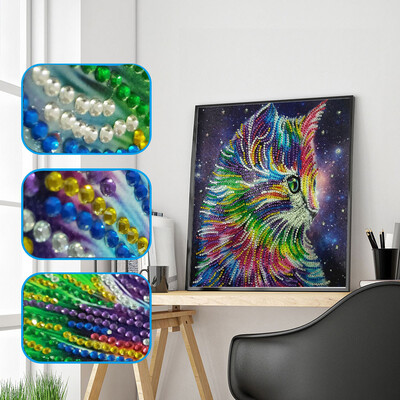 

Siaonvr Special Shaped Diamond Painting DIY 5D Partial Drill Cross Stitch Kits Crystal R