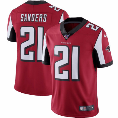 

Nike NFL Atlanta Falcons Mens 2 Matt Ryan 11 Julio Jones 18 Calvin Ridley 21 Deion Sanders 22 Keanu Neal Red Game Jersey