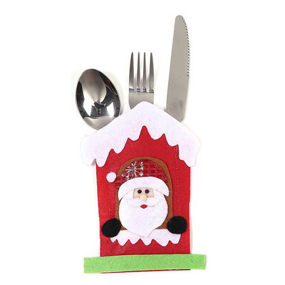 

Tailored Decoration Creative Home Party Fork Set Hat Tree Storage Tool Christmas Bag