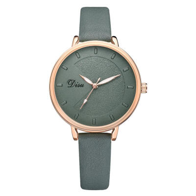 

Womens Watches DISU Best Selling Ladies Quartz Wristwatch Leather Strap High Quality Clock Fashion Dress Reloj Mujer 50