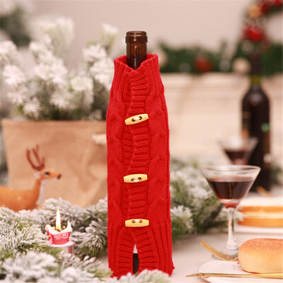 

〖Follure〗1pc Christmas Wine Bottle Snowman Santa Decoration Xmas Bottle Cap Xmas Decor
