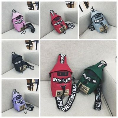 

New Fashion Women Men Cool Pack Handbag Shoulder Crossbody Chest Sling Bag Nylon