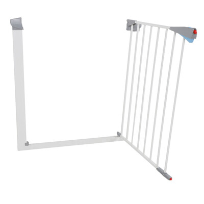 

Ktaxon Baby Safety Gate Door Walk Through Child Toddler Pet Metal Easy Locking System