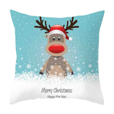 

Tailored Christmas Pillow Cover Decor Pillow Case Sofa Waist Throw Cushion Cover