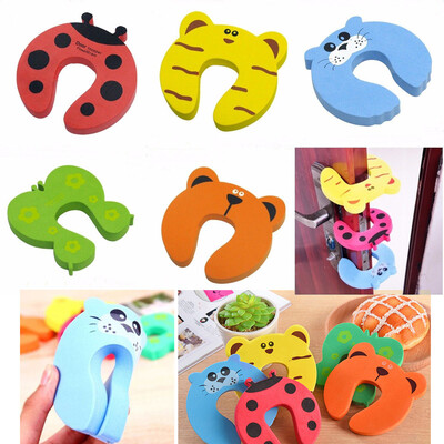 

〖Follure〗5 Pcs Clamp Protection For Window Doors Doorstop Window Stopper Protection chil