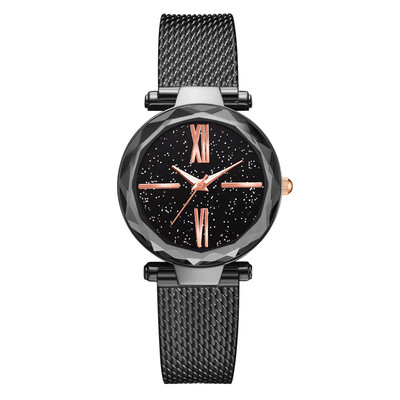 

Roman word starry dial ladies watch fashion trend watch