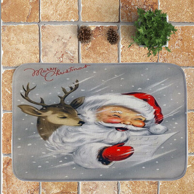 

〖Follure〗Merry Christmas Welcome Doormats Indoor Home Carpets Decor 40x60CM