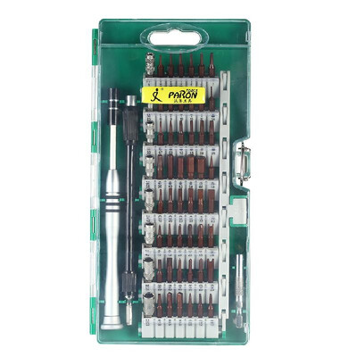 

PARON 60 in 1 Multi-functional Precision Telecommunication Tool Magnetic Torx Hex Slotted&Phillips Screwdrivers Set Repair Too