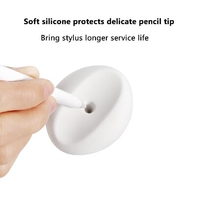 

Desktop Silicone Holder Compatible with Apple Pencil Silicone Stand for Stylus Nib Protector Anti-slip Storage Bracket Base Nib Pr