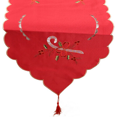 

Tailored Christmas Table Runner Dresser Tapestry Dining Restaurant Party Decor