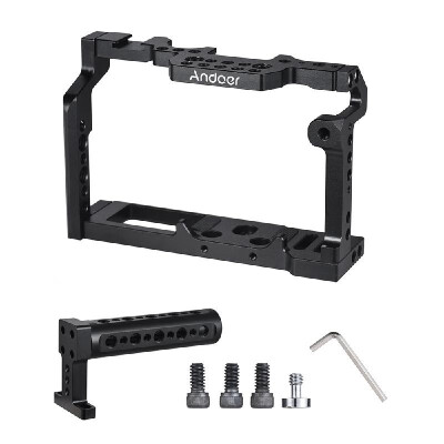 

Andoer Aluminum Alloy Camera Video Cage Top Handle Kit Film Making System for Fujifilm XT2