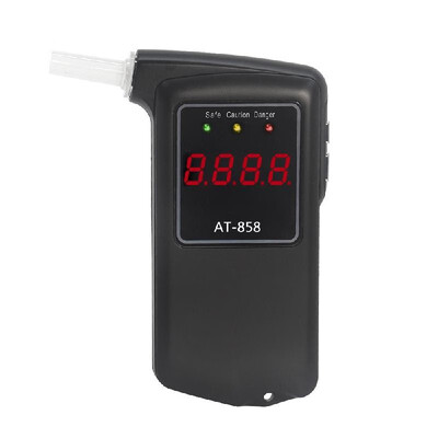 

Professional Breathalyzer Portable Digital Breath Alcohol Tester Alcohol Tester Meter with 10pcs Transparent Mouthpieces Alcohol T