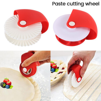

Creative Pastry Wheel Roller Pizza Lattice Cutter DIY Baking Tool Kitchen Accessories
