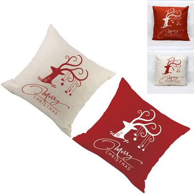 

Tailored 2PCS Linen Square Throw Flax Pillow Case Decorative Cushion Pillow Cover