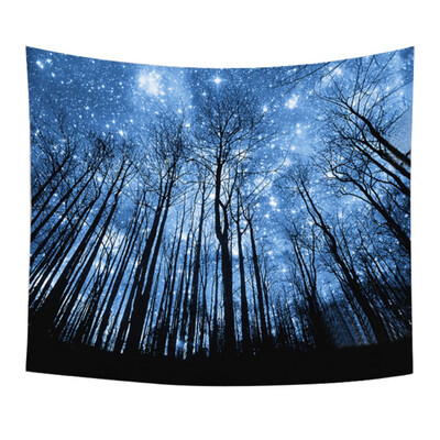 

Nordic Deep Forest Wall Decor Hanging Tapestry Mandala Cloth Yoga Mats Personalized Gift Beach Throw Carpets Home Decoration