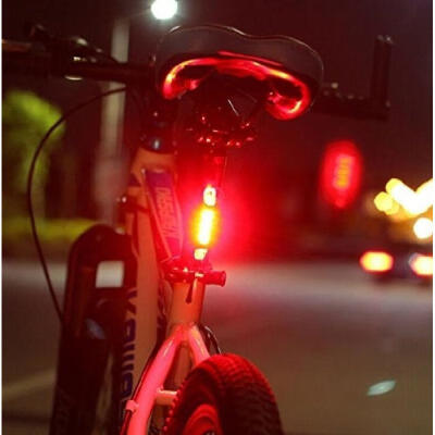 

4 Mode Bicycle Taillight LED Mountain Bike Warning Light Waterproof And Moisture-Proof USB Charge