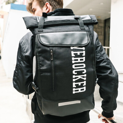 

Street Fashion Shoulder Bag Mens Ins Bag Womens High School StudentsBookbags Chaobai Backpack