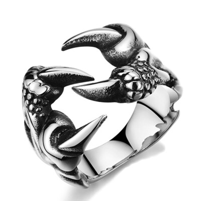 

Men Stainless Steel Fashion Gothic Biker Ring