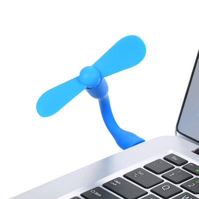 

Mini USB Fan Lightning Phone Fan Portable Cooling Fan Flexible Cooler for Lightning Devices LaptopGreen