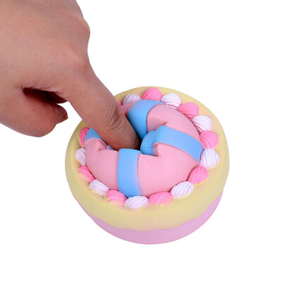 

Tailored Jumbo Bow Cake Scented Super Slow Rising Kids Toy Stress Reliever Toy