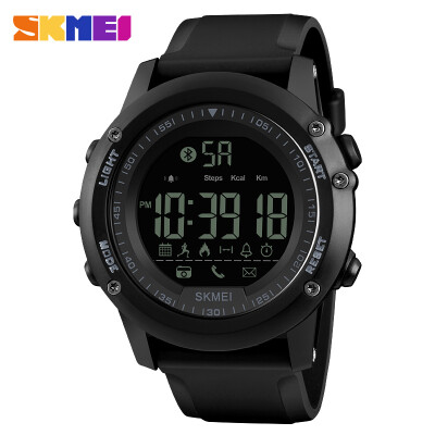 

SKMEI Bluetooth Smart Watches Mens Pedometer Calorie Digital Watch Men Waterproof Sport Clock Mens Wristwatch Relogio Masculino