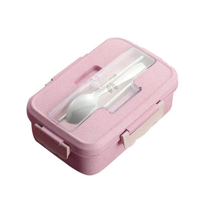 

Students Portable Microwave Heated Food Storage Case Bento Lunch Box Container
