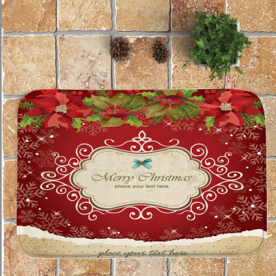 

〖Follure〗Merry Christmas Welcome Doormats Indoor Home Carpets Decor 40x60CM