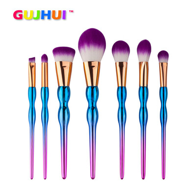 

Toponeto 7PCS Make Up Foundation Eyebrow Eyeliner Blush Cosmetic Concealer Brushes