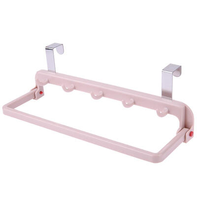 

Creative Multi-Functional Folding Kitchen Cabinet Door Hanger Towel Hook