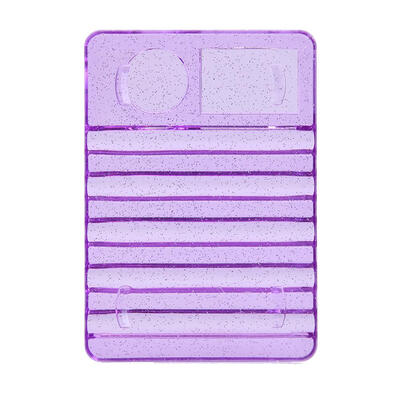 

Acrylic Crystal 5 Colors Nail Art Brush Pen Holder Display Stand Rest Tools
