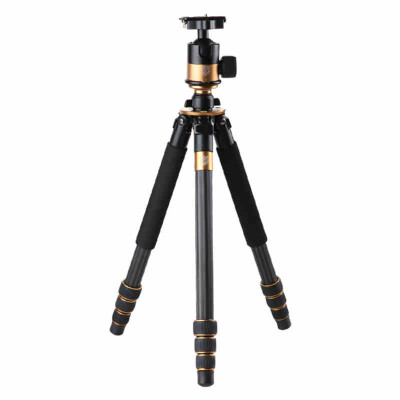 

QZSD Q1000c Professional Carbon Fiber Tripod With 45mm Ball Head for DSLR