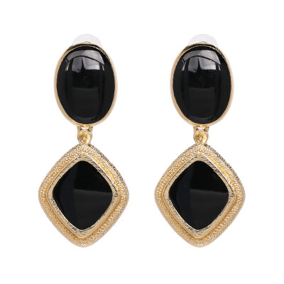 

AOTEMAN 2019 Vintage crystal statement dangle Earrings for Women Ethnic rhinestone earrings fashion za jewelry wholesale