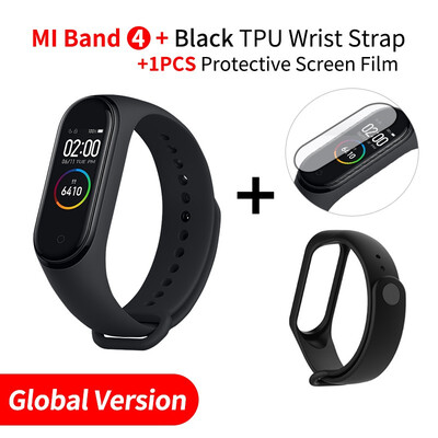 

Newest 2019 Original Xiaomi Mi Band 4 Smart Color Screen Bracelet Heart Rate Fitness 135mAh Bluetooth50 50M Swimming Waterproof