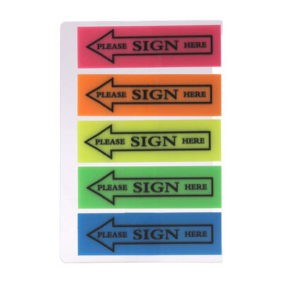 

Self Adhesive Sticky Notes Planner Index Stickers Memo Pad School Supplies