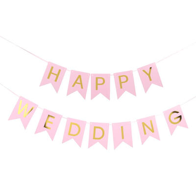 

Happy Birthday Banner Flags Paper Bunting Cute Party Baby Shower Decoration
