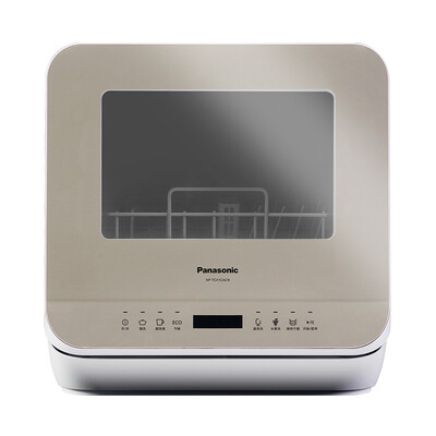 

Panasonic 4 sets of capacity dishwasher dishwasher sterilization double mode water inlet desktop NP-TCX1CACN gold