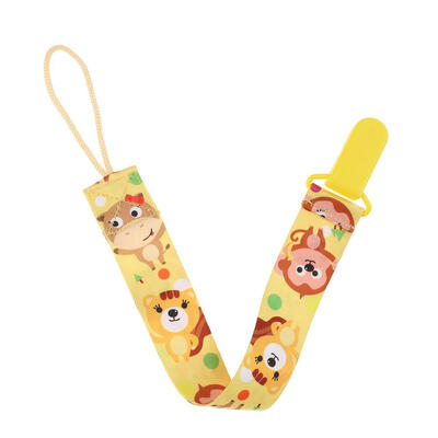 

Cartoon Animal Print Baby Teether Silicone Necklace Molar Teething Toy Gift
