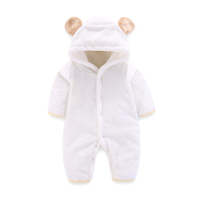

Infant Baby Rompers Winter Warm Longsleeve Clothes Fleece Newborn Baby Boy Girl Clothes Jumpsuit Animal Pattern Overall Pajamas