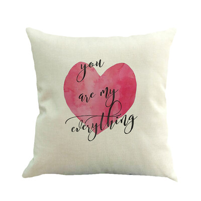 

Siaonvr Happy Valentines Day Throw Pillow Case Sweet Love Square Cushion Cover
