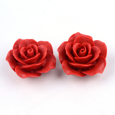 

Cinnabar Beads Flower FireBrick 20x20x10mm Hole 2mm