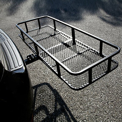 

Ktaxon 500 lbs 60" x 20" x 6" Folding Cargo Carrier Hitch Mount Luggage Baske