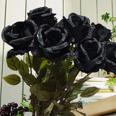 

Single Head Artificial Rose Flowers Flower Home Party Decor Home Room Ornament
