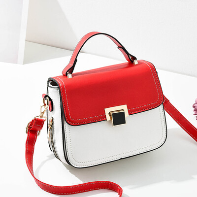 

Ladys Summer Fashion Lock Handbag Recreational Colour Concise Korean Edition Single Shoulder Slant Bag