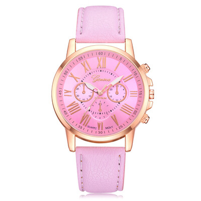 

Geneva XR740 Women Simple Analog Quartz PU Leather Wrist Watch