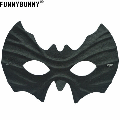 

FUNNYBUNNY Black Bat Eye Masquerade Masks Halloween Adults Upper Half Face Ball Halloween Mardi Gras Mask