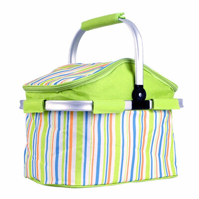 

Outdoor Picnic Folding Insulation Bag Package Barbecue Bag Basket Car Food Box Fresh Ice Pack For Camping
