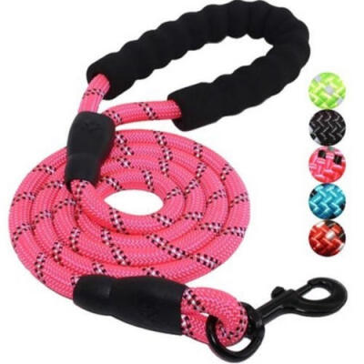 

1X Pet Collar Traction Dog Leash Slip Lead Strap Adjustable Nylon Rope