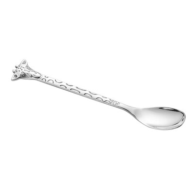 

Stainless Steel Coffee Spoon Cartoon Giraffe Shaped Cake Dessert Fork Spoon