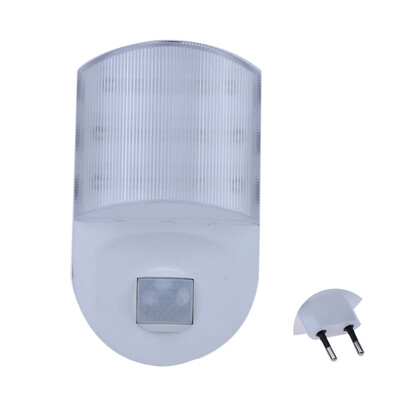 

9 LED PIR Motion Sensor Night Light Home Hallway Bedroom Socket Wall Lamp Auto Human Induction Sensor Light EU Plug