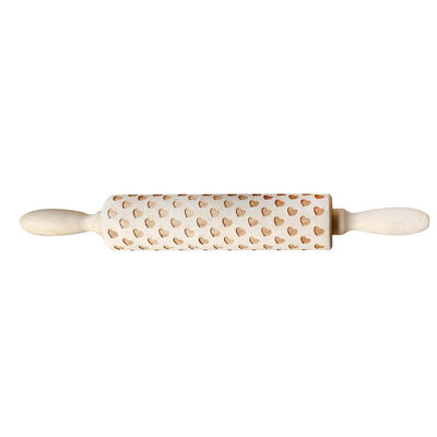 

Valentine Day Letters Engraved Embossing Rolling Pin for DIY Baking Cookies